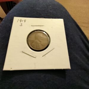 1919 S  Weat Penny Coin in Holder